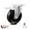Service Caster 5 Inch Phenolic Wheel Swivel Top Plate Caster with Total Lock Brake SCC SCC-TTL20S514-PHR - alternate 5